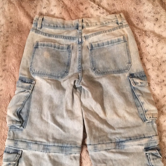 PacSun 90’s Baggy Cargo Zip Off Jeans - Picture 10 of 14